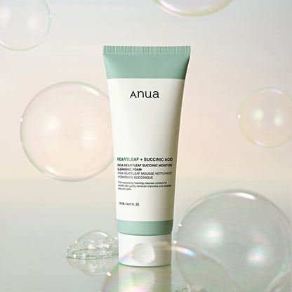 Heartleaf Succinic Moisture Cleansing Foam