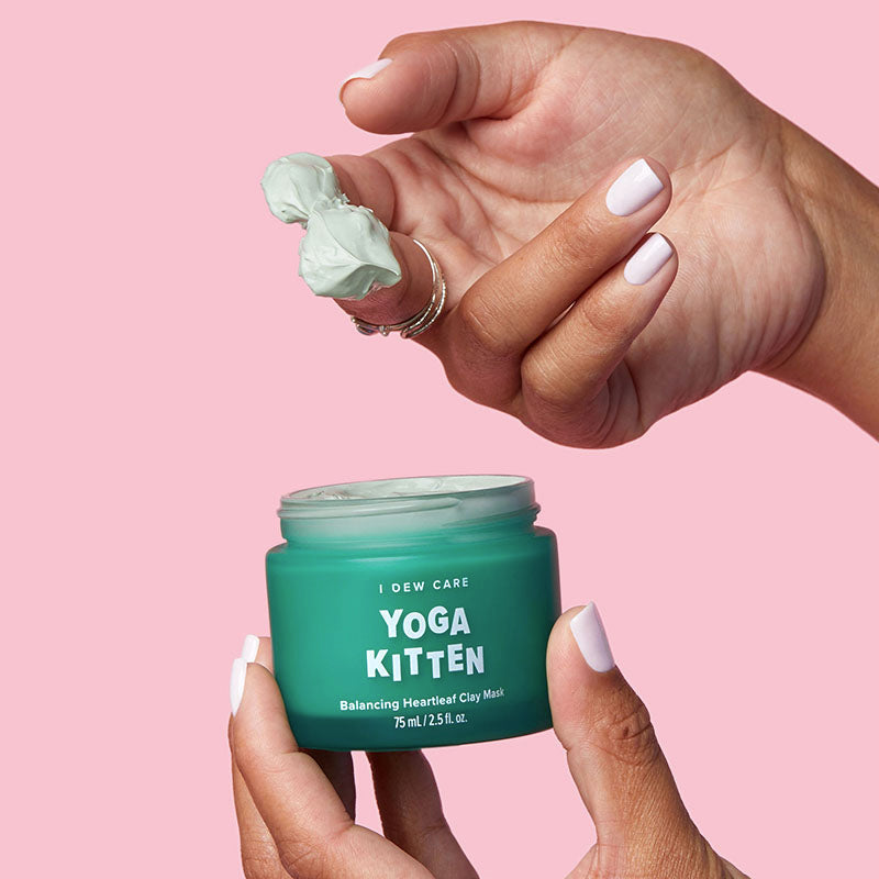 Yoga Kitten Balancing Heartleaf Clay Mask (Expiring 6/7/2026)