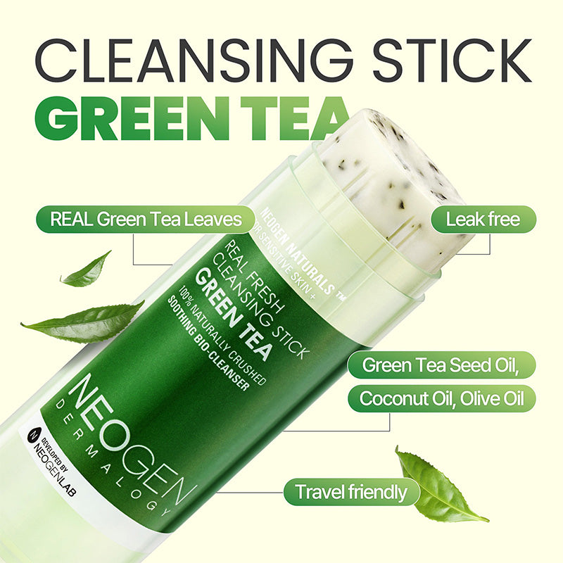 Dermalogy Real Fresh Cleansing Stick Green Tea (Expiring 18/7/2026)