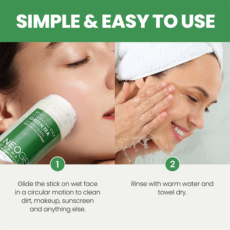 Dermalogy Real Fresh Cleansing Stick Green Tea (Expiring 18/7/2026)