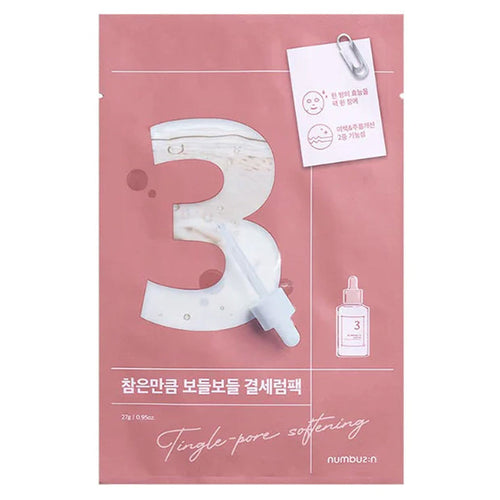 No.3 Tingle-Pore Softening Sheet Mask (Expiring 16/7/2026)