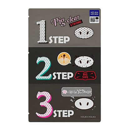 Pig Nose Clear Black Head 3 Step Kit